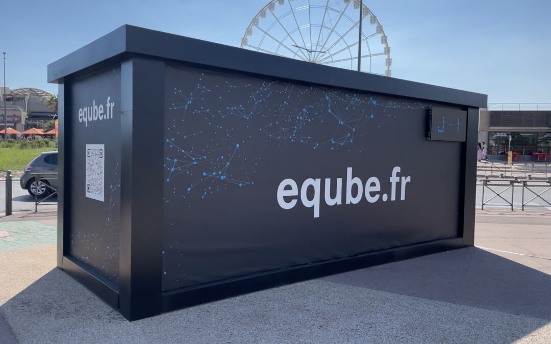 eqube-mercedes, écrans leds extérieurs