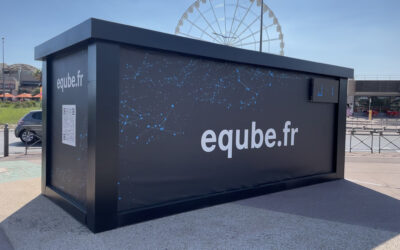 eqube-mercedes, écrans leds extérieurs