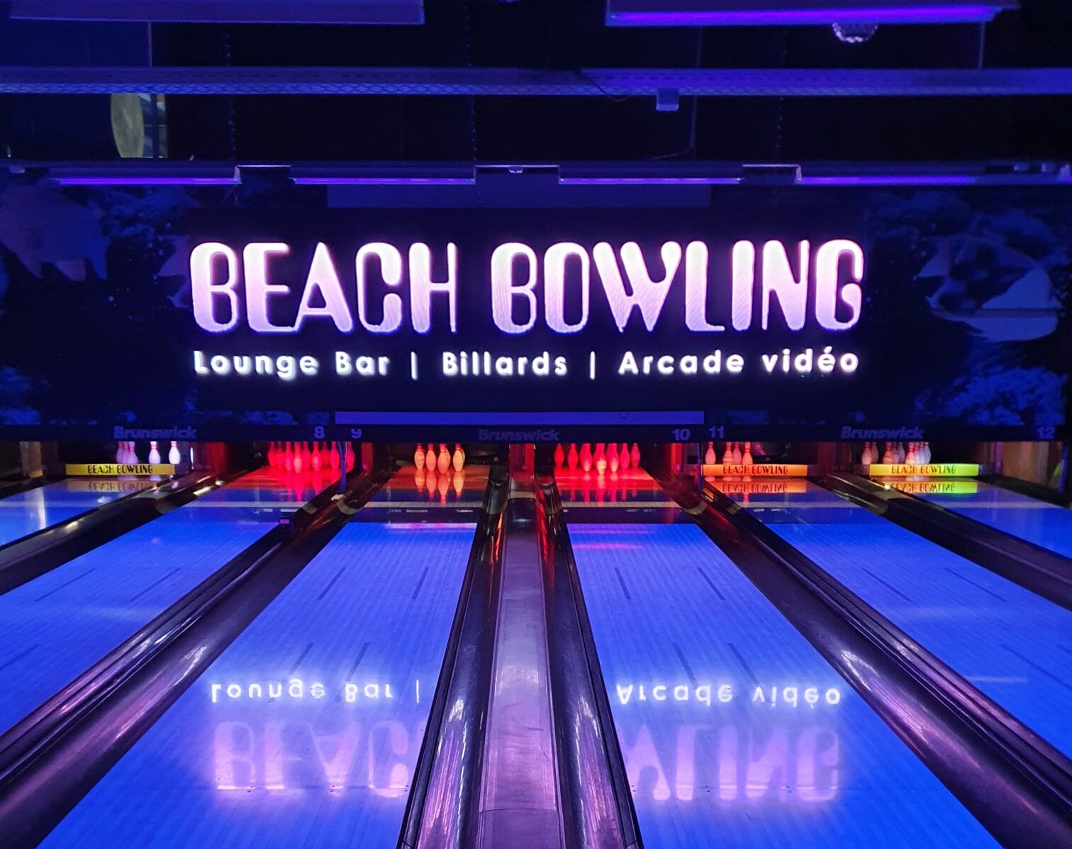Beach Bowling écran LED