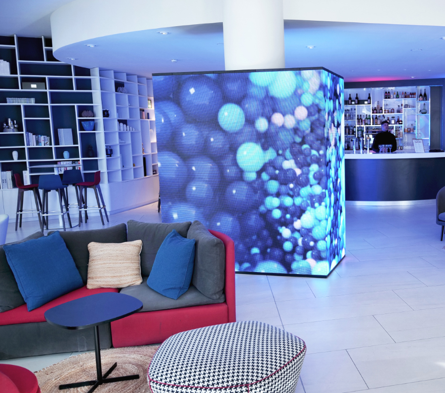 bar-ecran-led-indoor Affichage dynamique pour restaurant et hôtellerie