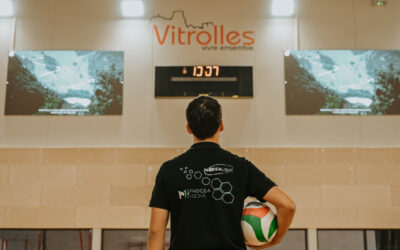 Gymnase Leo Lagrange – 2 écrans LED technologie GOB